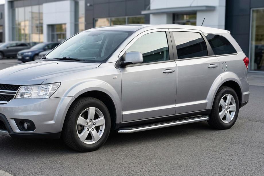 Fiat Freemont 2011-2016 Trittbretter Maydos V1 (2 Stk., Aluminium & Edelstahl) Image