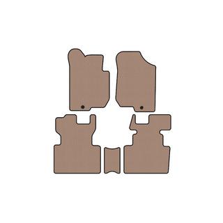 Gummimatten Carsuit (2006-2012, 2 Reihen, 7-Sitzer, beige) Kia Carens 1999-2012 Foto 1