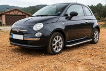 Fiat 500/500L 2013-2022 Trittbretter Maydos V1 (2 Stk., Aluminium & Edelstahl) Foto 1