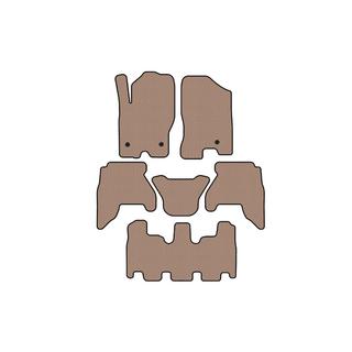 Gummimatten Carsuit V1 (3 Reihen, beige, 2010-2014) Nissan Pathfinder R51 2005-2014 Foto 1