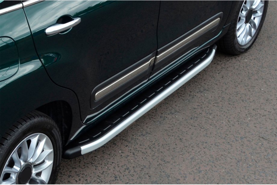 Fiat 500/500L 2013-2022 Seitenschweller Fullmond (2 Stk., Aluminium) Image