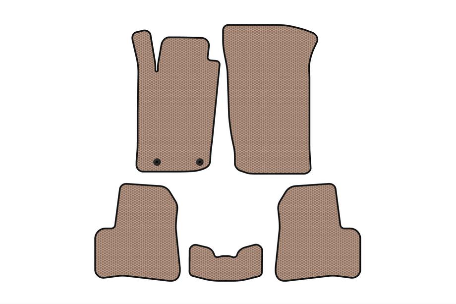 Peugeot 206 1998-2024 Gummimatten Carsuit (1998-2009, Beige) Foto 1