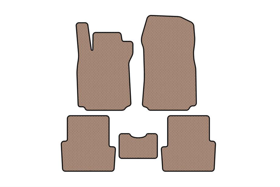 Renault Modus 2005-2012 Gummimatten Carsuit (Beige) Foto 1