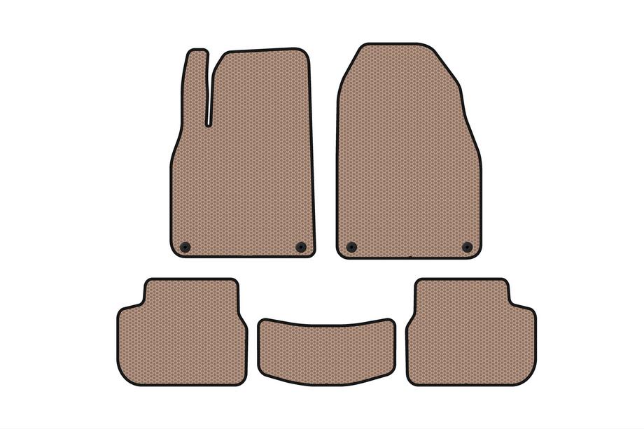 Saab 9-3 2002-2014 Gummimatten Carsuit (Beige) Foto 1