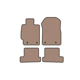 Gummimatten Carsuit (Coupé, beige)