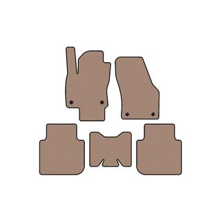Gummimatten Carsuit (5-Sitzer/Automatik, beige) Skoda Kodiaq 2016-2023 Foto 1