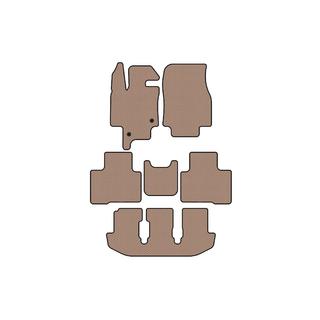 Gummimatten Carsuit (3 Reihen, 7-Sitzer, beige) Foto 1