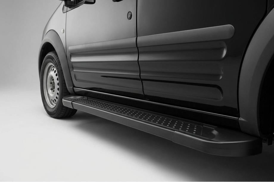Ford Connect 2006–2009 Trittbretter Allmond Black (2 Stk., Aluminium) Maxi Radstand Foto 2