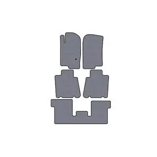 Gummimatten Carsuit (3 Reihen, grau)