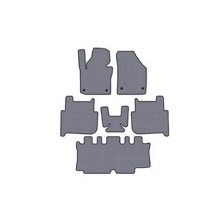 Gummimatten Carsuit (3 Reihen, 2006-2010, 7-Sitzer, grau) Volkswagen Touran 2003-2010 Foto 1