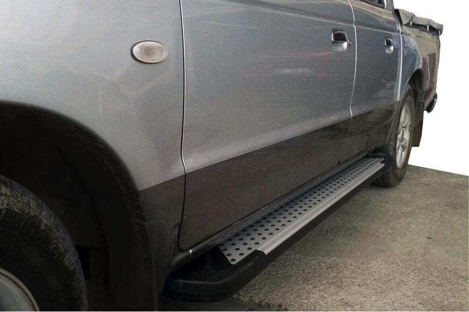 Ford Ranger 2007-2011 Trittbretter Allmond Grey (2 Stk., Alu) Image