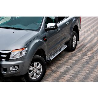 Trittbretter Allmond Grey (2 Stk., Alu) Ford Ranger 2011–2022 Foto 1