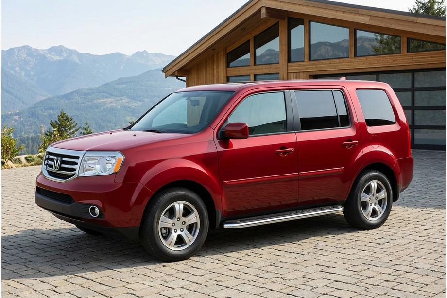 Honda Pilot 2008-2015 Trittbretter Maydos V1 (2 Stk., Aluminium & Edelstahl) Image