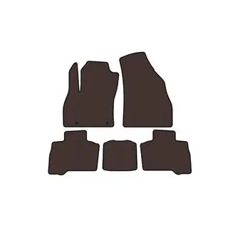 Gummimatten Carsuit (für Qubo, 2016+, braun) Fiat Fiorino/Qubo 2008-2024 Foto 1