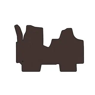 Gummimatten Carsuit (Braun) Fiat Scudo 2007-2015 Foto 1