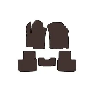 Gummimatten Carsuit (HB, braun) Fiat Sedici 2006-2014 Foto 1