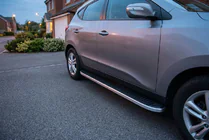 Hyundai IX-35 2010-2015 Seitenschweller Tayga Grey (2 Stk., Aluminium) Foto 1