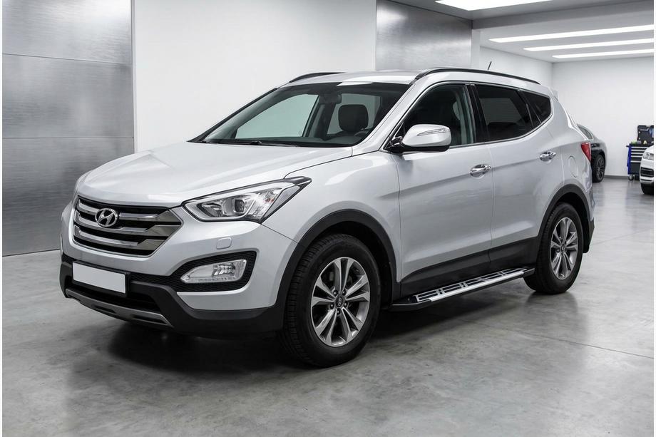 Hyundai Santa Fe 3 2012-2018 Seitenschweller Sunrise (2 Stk., Aluminium) Image
