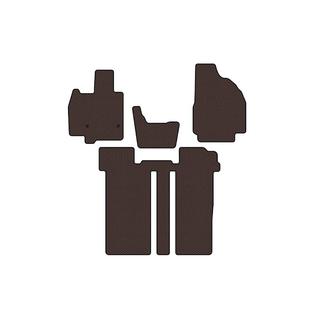 Gummimatten Carsuit (2 Reihen, 6-Sitzer, braun) Toyota Previa 2006-2019 Foto 1