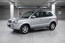 Hyundai Tucson JM 2004- Seitenschweller RedLine V1 (2 Stk., Aluminium) Foto 1