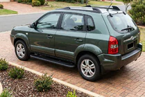 Hyundai Tucson JM 2004- Seitenschweller Bosphorus Black (2 Stk., Aluminium) Foto 1