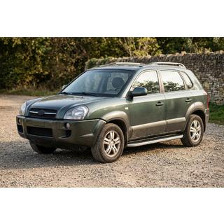 Seitenschweller Tayga Grey (2 Stk., Aluminium) Hyundai Tucson JM 2004- Foto 1
