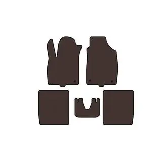 Gummimatten Carsuit (Braun) Fiat Panda 2003-2011 Foto 1