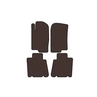 Gummimatten Carsuit (2 Reihen, braun)