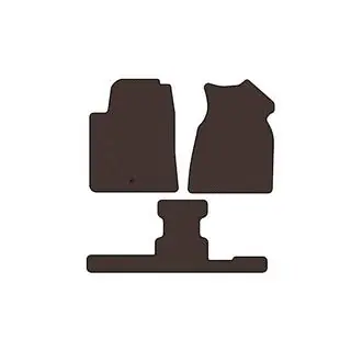 Gummimatten Carsuit (1+3 Reihe, 2013-2017, braun)