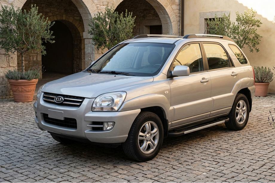 Kia Sportage 2004-2010 Seitenschweller RedLine V1 (2 Stk., Aluminium) Image