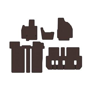Gummimatten Carsuit (3 Reihen, 6-Sitzer, braun) Toyota Previa 2006-2019 Foto 1