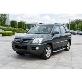 Seitenschweller Tayga Grey (2 Stk., Aluminium) Kia Sportage 2004-2010 Foto 1