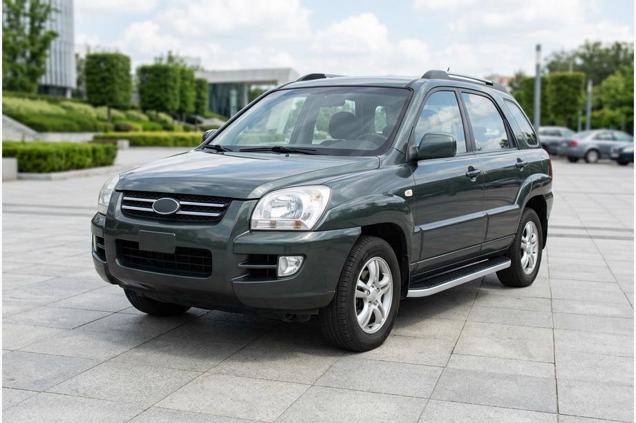 Kia Sportage 2004-2010 Seitenschweller Tayga Grey (2 Stk., Aluminium) Foto 1