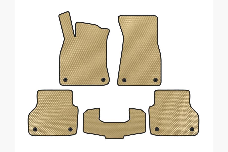 Audi A6 C8 2018–2025 EVA Fußmatten V1 (Beige) Image