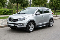 Kia Sportage 2010-2015 Seitenschweller Sunrise (2 Stk., Aluminium) Foto 1