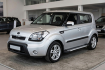 Kia Soul I 2008-2013 Seitenschweller Line (2 Stk., Aluminium) Foto 1