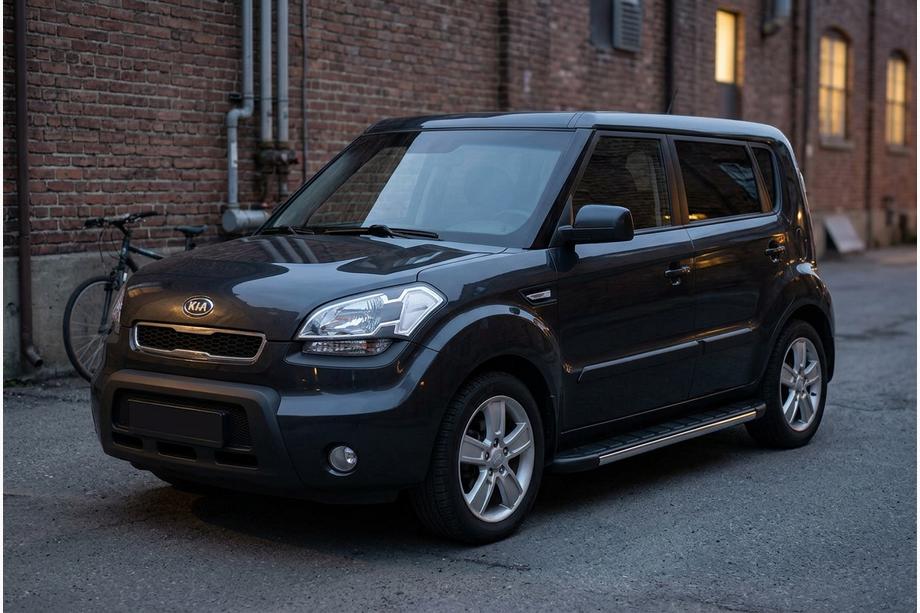 Kia Soul I 2008-2013 Trittbretter Duru (2 Stk., Aluminium) Image