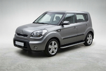 Kia Soul I 2008-2013 Seitenschweller Tayga Grey (2 Stk., Aluminium) Foto 1
