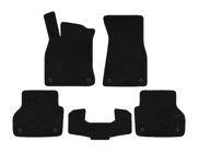 Audi A6 C8 2018–2025 Textil Fußmatten Premium V1 (Schwarz) Foto 1