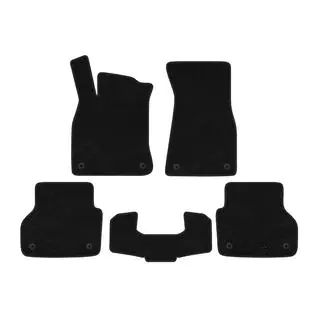 Textil Fußmatten Premium V1 (Schwarz)