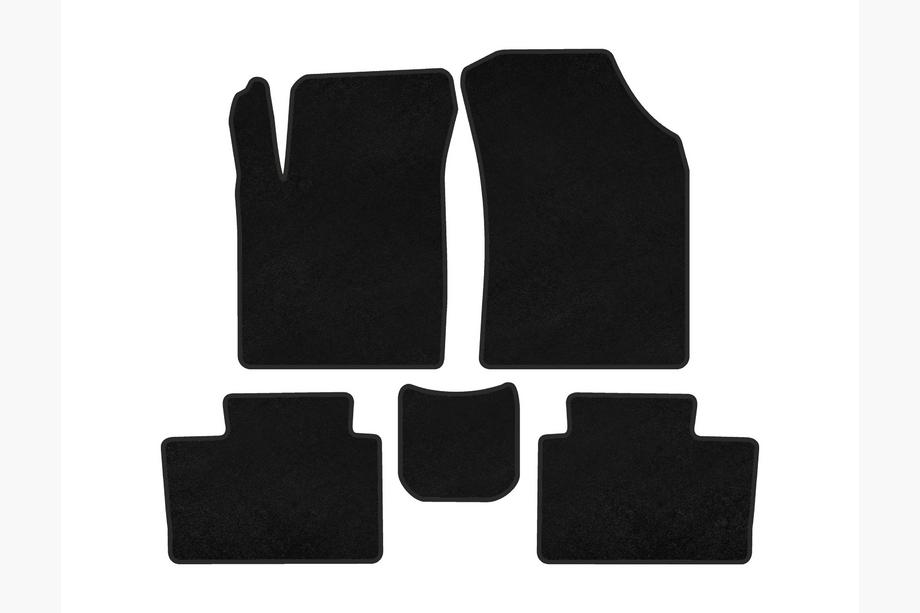 JAC iEV7S 2017-2023 Textil Fußmatten Deluxe (Schwarz) Foto 1