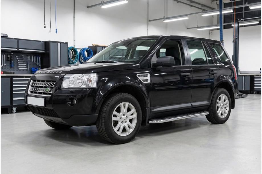 Land Rover Freelander II 2006–2014 Trittbretter Maydos V1 (2 Stk., Aluminium & Edelstahl) Image