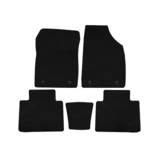 Textil Fußmatten Deluxe (Schwarz)