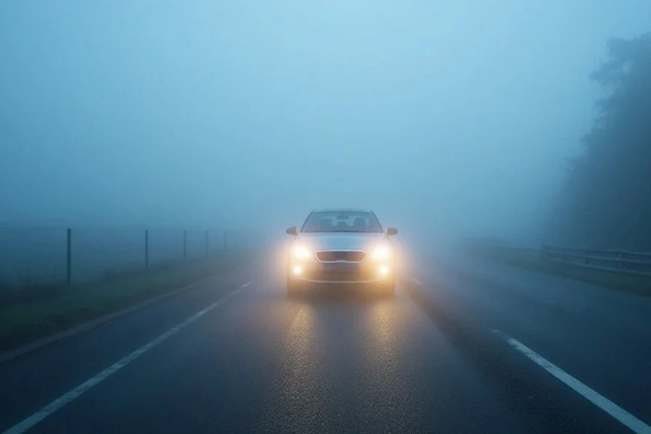 Wie sollten Autofahrer bei dichtem Nebel auf der Straße handeln?