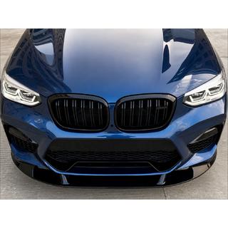 Frontlippe 3D (für F98 2018-2022, Schwarz Glanz) BMW X4 G02 2018- Foto 1