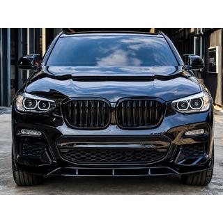 Frontlippe 3D (für M-Sport 2018-2022, Schwarz Glanz) BMW X4 G02 2018- Foto 1