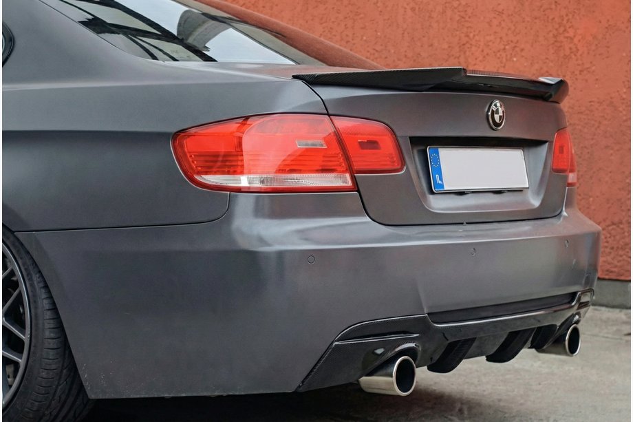 BMW 3 Series E92/E93 2006–2013 M4-Style Heckspoiler (für E92, Schwarz Glanz) Foto 1