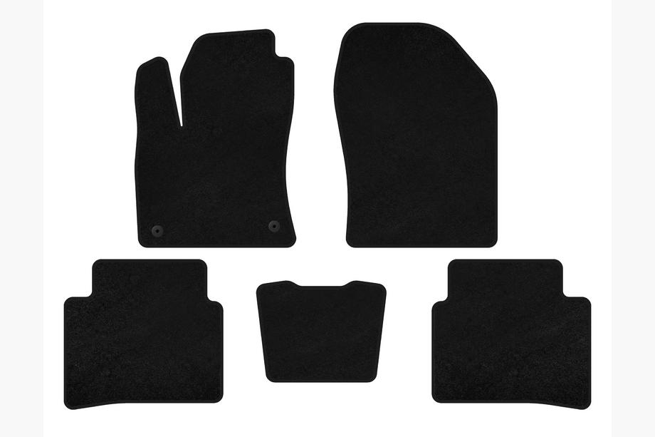 Toyota Prius 2015-2022 Textil Fußmatten Classic (LB, Schwarz) Foto 1