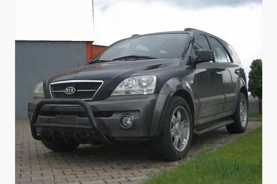 Kia Sorento I BL 2002-2009 Frontschutzbügel WT003 Schwarz (Edelstahl) Image