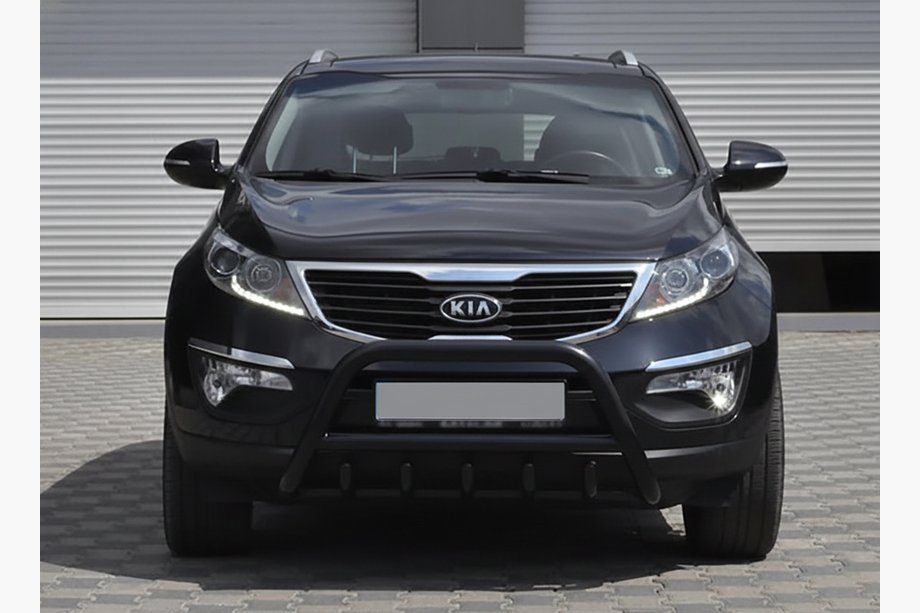 Kia Sportage 2010-2015 Frontschutzbügel WT003 Schwarz (Edelstahl) Foto 3